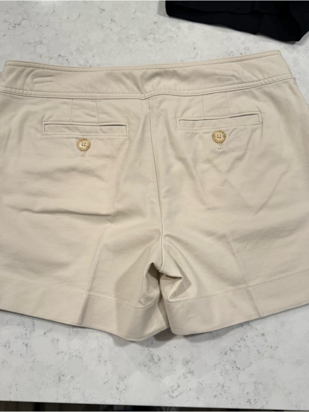 Lot of 2 Ann Taylor Signature Womens 8 Stretch Casual Flat Front Khaki 4" Shorts - Picture 11 of 15